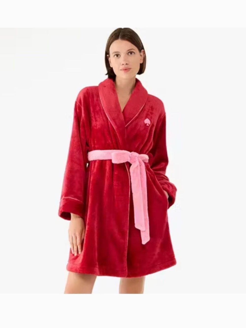 Kate Spade Robe - Long Sleeve Short Robe - Picture 2 of 6